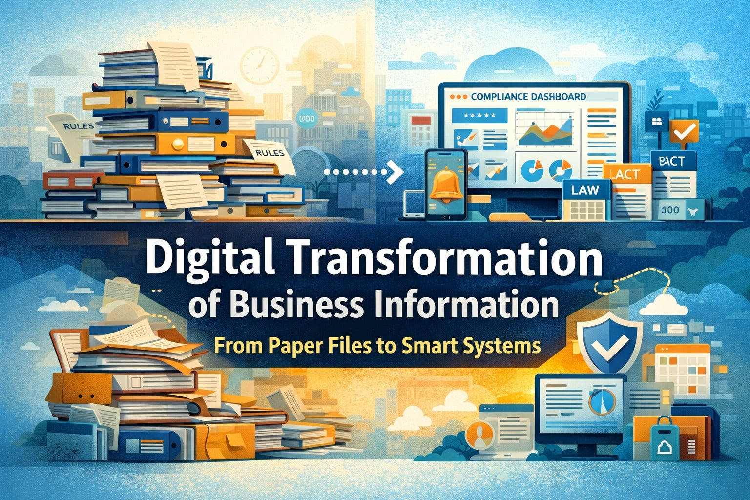 Digital Transformation of Business Information: From Paper Files to Smart Systems.