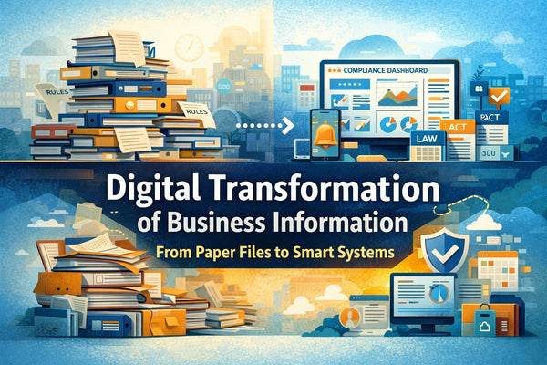 Digital Transformation of Business Information: From Paper Files to Smart Systems.